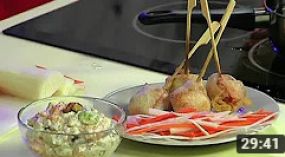 Salata de hering + pește prăjit / rețete de la bucătar / Ilya Lazerson