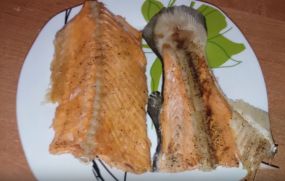 Salmon crește în cuptorul cu microunde! Rapid și ieftin